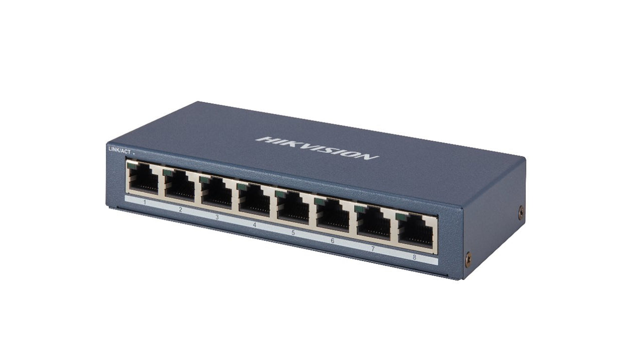EAN 6941264078425 - Hikvision DS-3E0508-E(B) switch No administrado L2 Gigabit Ethernet (10/100/1000) Gris imagen 1