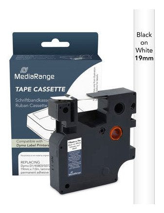 Mediarange Cinta Para Etiquetadora. Komp. Dymo 19mmx7m Sw/Ws