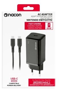 EAN 3665962028201 - NACON SWITCHNEWADAPT60 cargador de dispositivo móvil Smartphone, Teléfono móvil Negro Corriente alterna C imagen 4