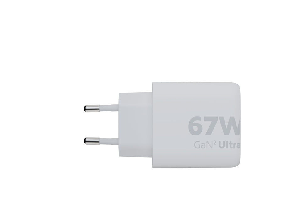 Cargador Usb De Viaje/Pared 67w Gan2 Ultra Wall Type-C/Usb 3.0 Blanco Xtorm Hasta 67w/ 1xusb-C, 1xusb-A