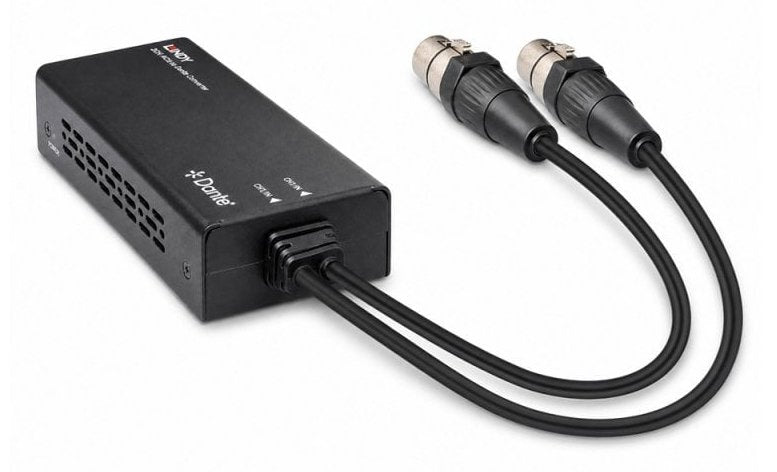 2ch Xlr Audio To Dante  Encoder