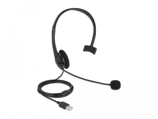 EAN 4043619271771 - DeLOCK 27177 auricular y casco Alámbrico Diadema USB tipo A Negro imagen 1