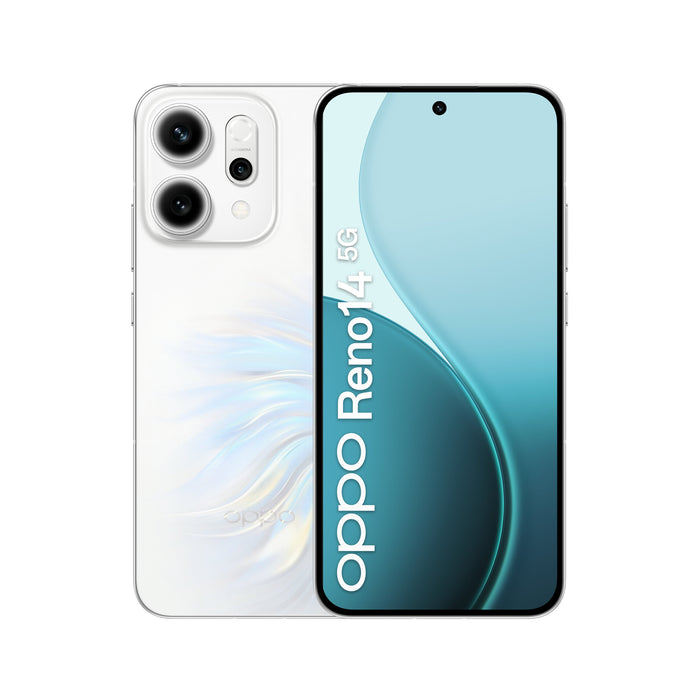EAN 6932169374132 - OPPO 14 5G Reno14 5G 16,7 cm (6.59") SIM doble Android 15 USB Tipo C 12 GB 512 GB 6000 mAh Blanco imagen 1