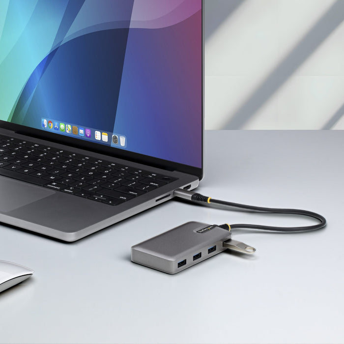 EAN 65030906234 - StarTech.com 5G4AC-USB-C-HUB hub de interfaz USB 3.2 Gen 1 (3.1 Gen 1) Type-C 5000 Mbit/s Gris imagen 3