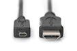 EAN 4016032320784 - Digitus DB-330109-020-S cable HDMI 2 m HDMI tipo D (Micro) Negro imagen 2