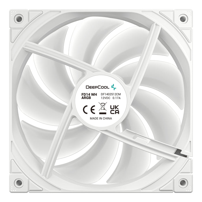 EAN 6933412710981 - DeepCool FD14 ARGB WH 3 in 1 Carcasa del ordenador Ventilador 14 cm Negro, Blanco 3 pieza(s) imagen 6