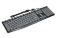 EAN 5903968681272 - iBox IKC2010G teclado Hogar USB QWERTY Inglés Gris, Negro imagen 2