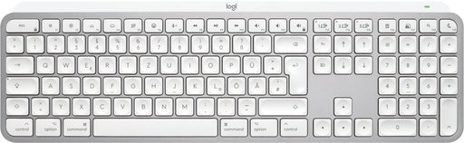 EAN 5099206114562 - Logitech MX Keys S for Mac teclado Oficina RF Wireless + Bluetooth QWERTZ Alemán Aluminio, Blanco imagen 1