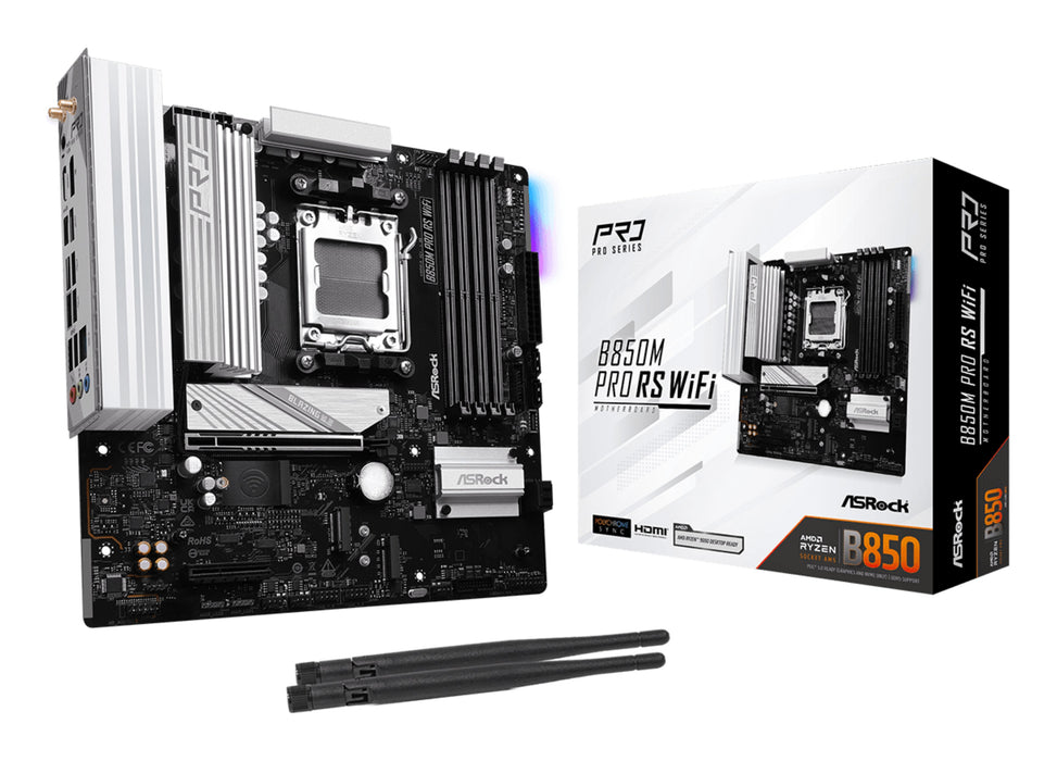 EAN 4711581490352 - Asrock B850M Pro RS WiFi AMD B850 Zócalo AM5 micro ATX imagen 1