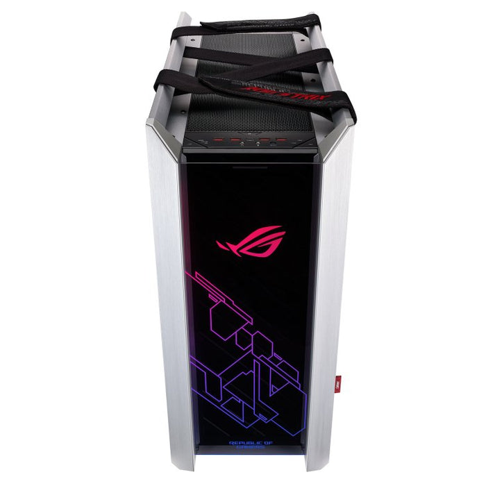 Caja Pc Asus Rog Strix Helios Gx601 Caja Asus Rog Strix Helios Gx601,Atx Mid Tower,Rgb Vidrio Templado,Aluminio,2x2.5"/3.5"+4x2.5",Fan 3x140mm+1x140mm,1xusb3.1 (Tipo C)+4usb3.1+Audio+Micro (Blanco)