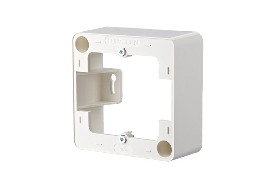 Metz Connect Aufputzrahmen 85 X 85 Mm - 1fach, Reinweiss