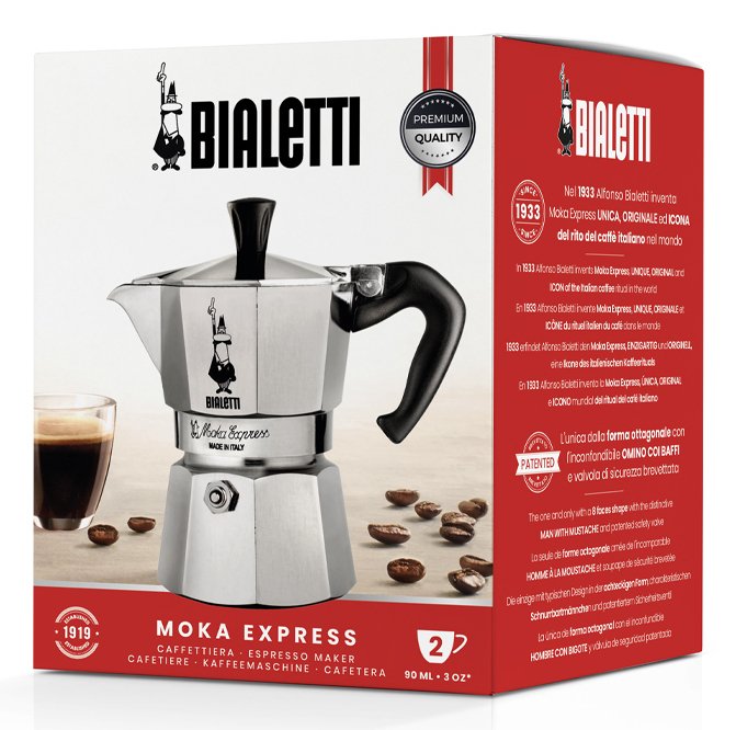 EAN 8006363011686 - Bialetti Moka Express Cafetera italiana Aluminio, Negro imagen 6