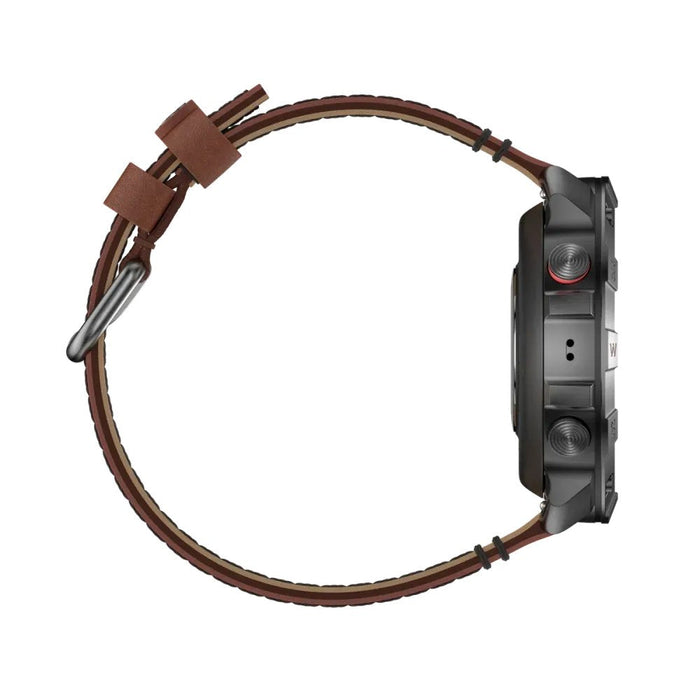 Polar Grit X2 Pro Titanium Brazowy Skórzany M/L