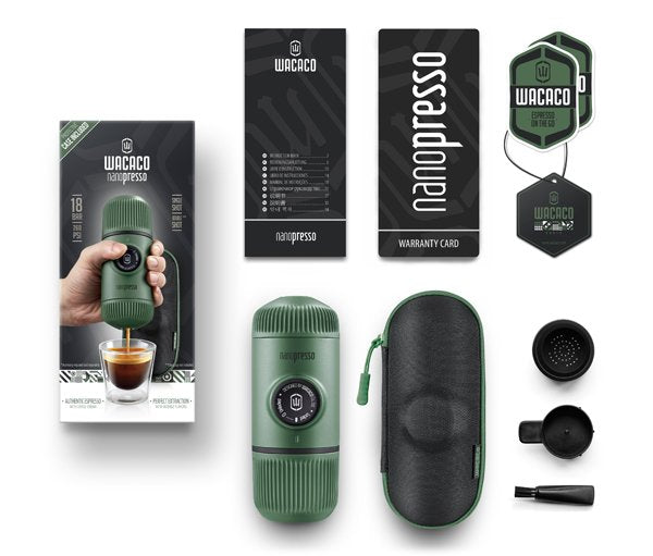 EAN 4897066230320 - Wacaco Nanopresso Elements Moss Green Verde imagen 2