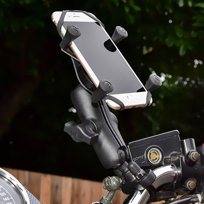 Ram Mounts Ram X-Grip Phone Mount With Handlebar U-Bolt Base - Medium