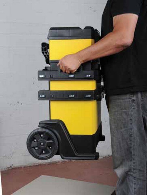 EAN 3253561956218 - Stanley 1-95-621 pieza pequeña y caja de herramientas Negro, Amarillo imagen 9