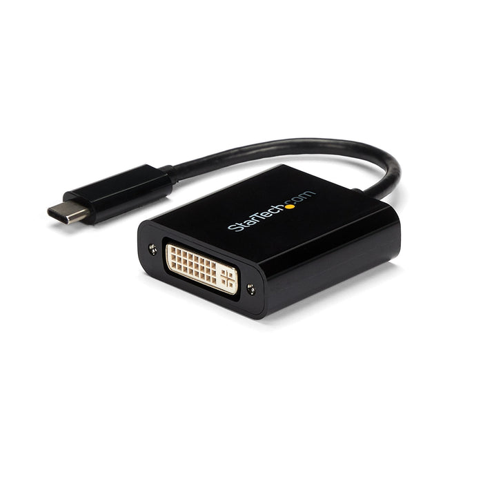 Startech.Com Adaptador Gráfico Usb-C A Dvi Conversor Video Usb 3.1 Type-C Adaptador Para Vídeo / Usb Usb-C (M) A Dvi-I (H) Thunderbolt 3 Admite 1920x1200 (Wuxga) Negro Para P/N: Bndtb10gi Bndtb210gsfp Bndtb410gsfp Bndtb4m2e1 Bndtbusb3142