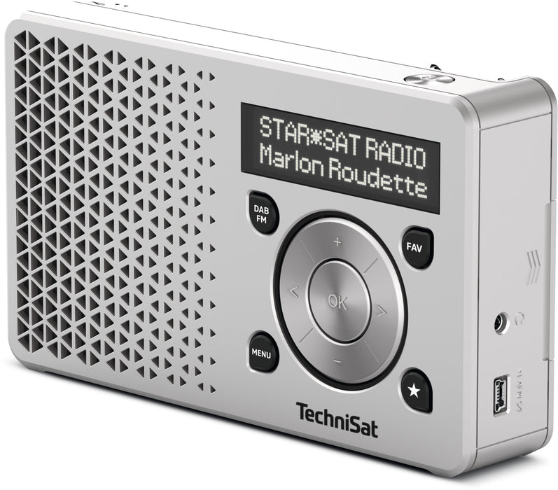EAN 4019588249974 - TechniSat DigitRadio 1 Portátil Digital Plata imagen 2