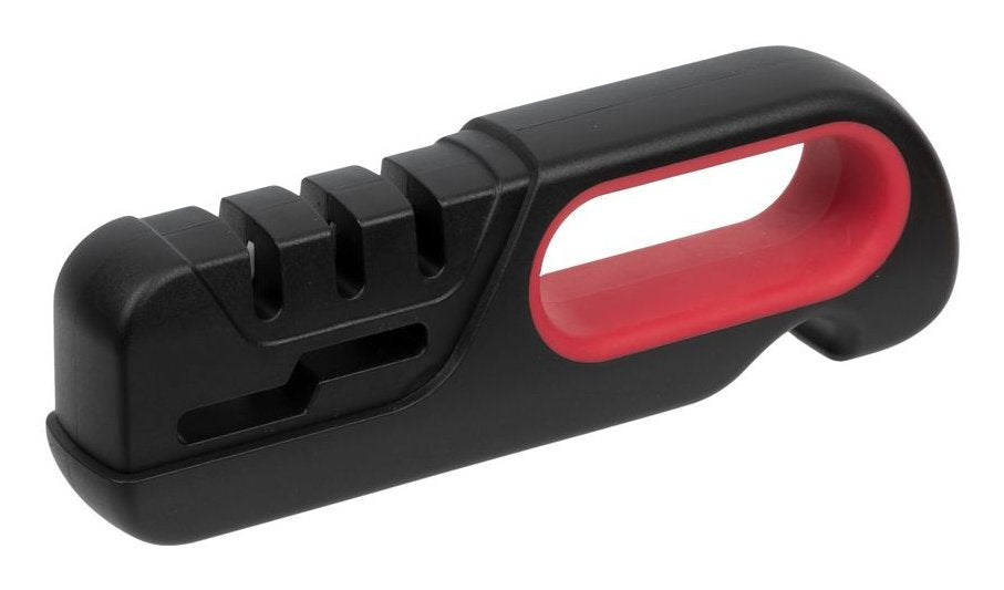EAN 4260709011707 - Resto Kitchenware 95124 afilador de cuchillo Afilador de cuchillos de discos Negro, Rojo imagen 1