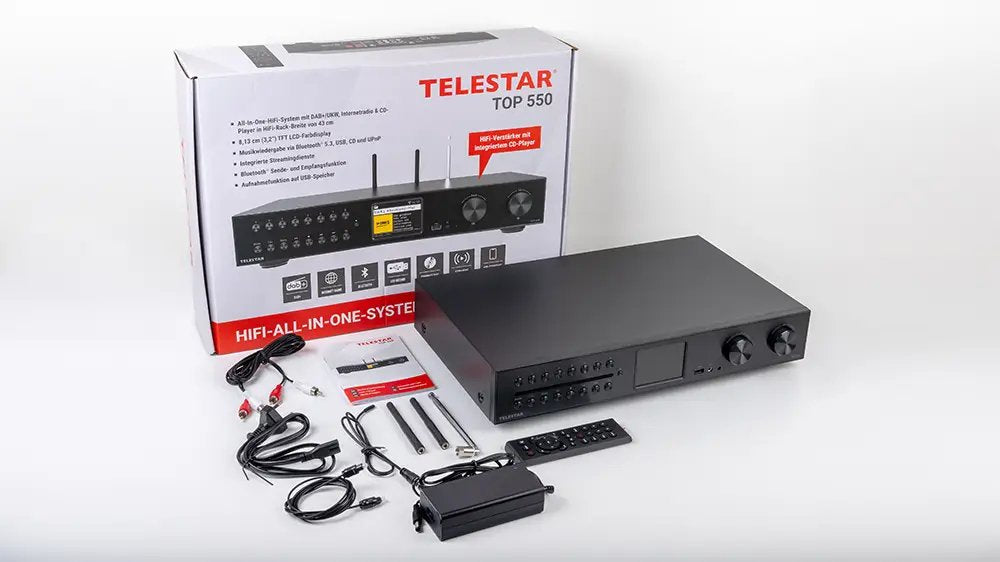 EAN 4262508450084 - Telestar 5700550 radio Internet Digital Negro, Metálico imagen 4