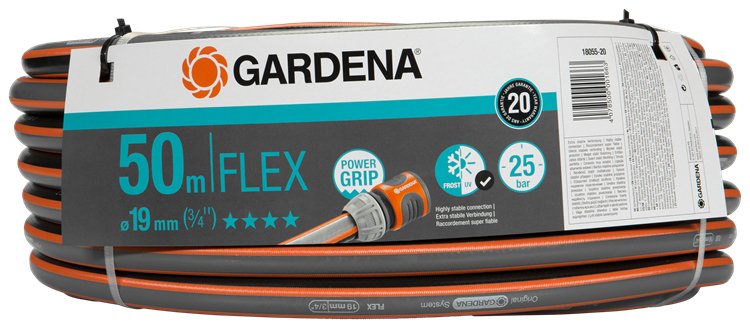 EAN 4078500001663 - Gardena 18055-20 manguera de jardín 50 m Por encima del suelo Gris, Naranja imagen 1