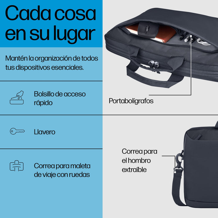 EAN 0198415072726 - HP Everyday 16 Odyssey Gray Laptop Briefcase 40,9 cm (16.1") Gris imagen 4