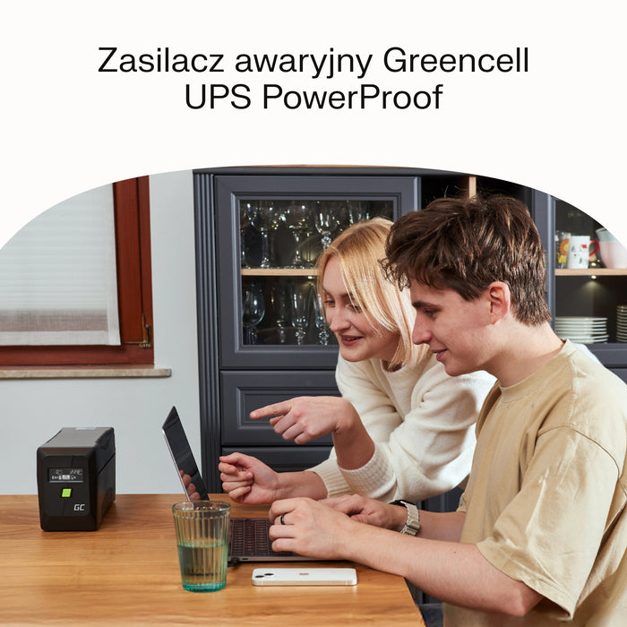 EAN 5904326375659 - Green Cell sistema de alimentación ininterrumpida (UPS) Línea interactiva 1,5 kVA 1050 W 5 salidas AC imagen 8