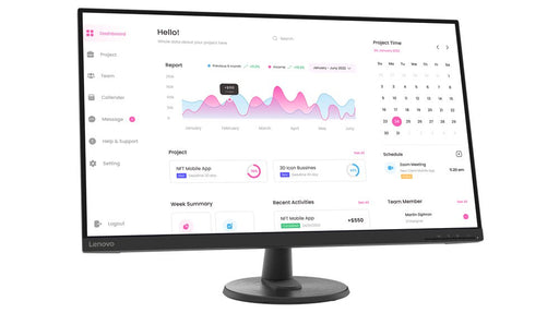 EAN 0196802121255 - Lenovo D32-40 pantalla para PC 80 cm (31.5") 1920 x 1080 Pixeles Full HD Negro imagen 1