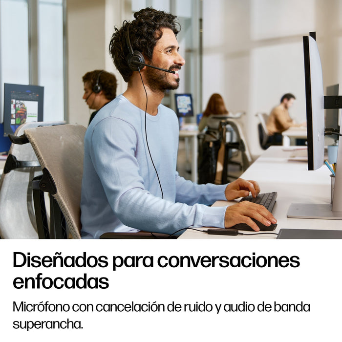 EAN 0199764365569 - HP Poly Mission 415 Monaural USB Wired Headset Classic (Bulk) Negro imagen 10