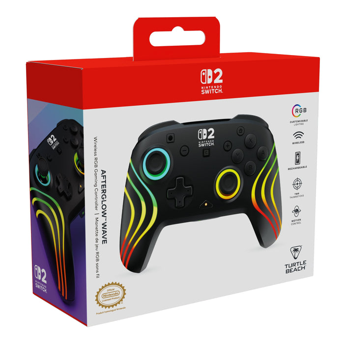 Turtle Beach Afterglow Negro Mando De Juego Rgb Inalámbrico Para Nintendo Switch 2