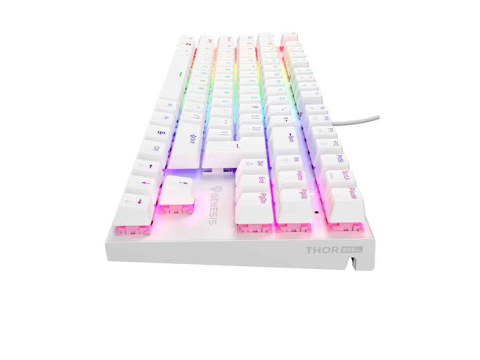 EAN 5901969443127 - GENESIS Thor 303 TKL teclado Juego USB QWERTY Internacional de EE.UU. Blanco imagen 2