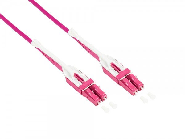 EAN 4014619716876 - Alcasa LW-U802LC4 Cable de fibra óptica e InfiniBand 2 m 2x LC Violeta imagen 1