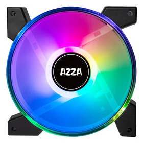 EAN 4719867045548 - Azza HURRICANE II Carcasa del ordenador Refrigerador de aire 12 cm Negro, Blanco imagen 2