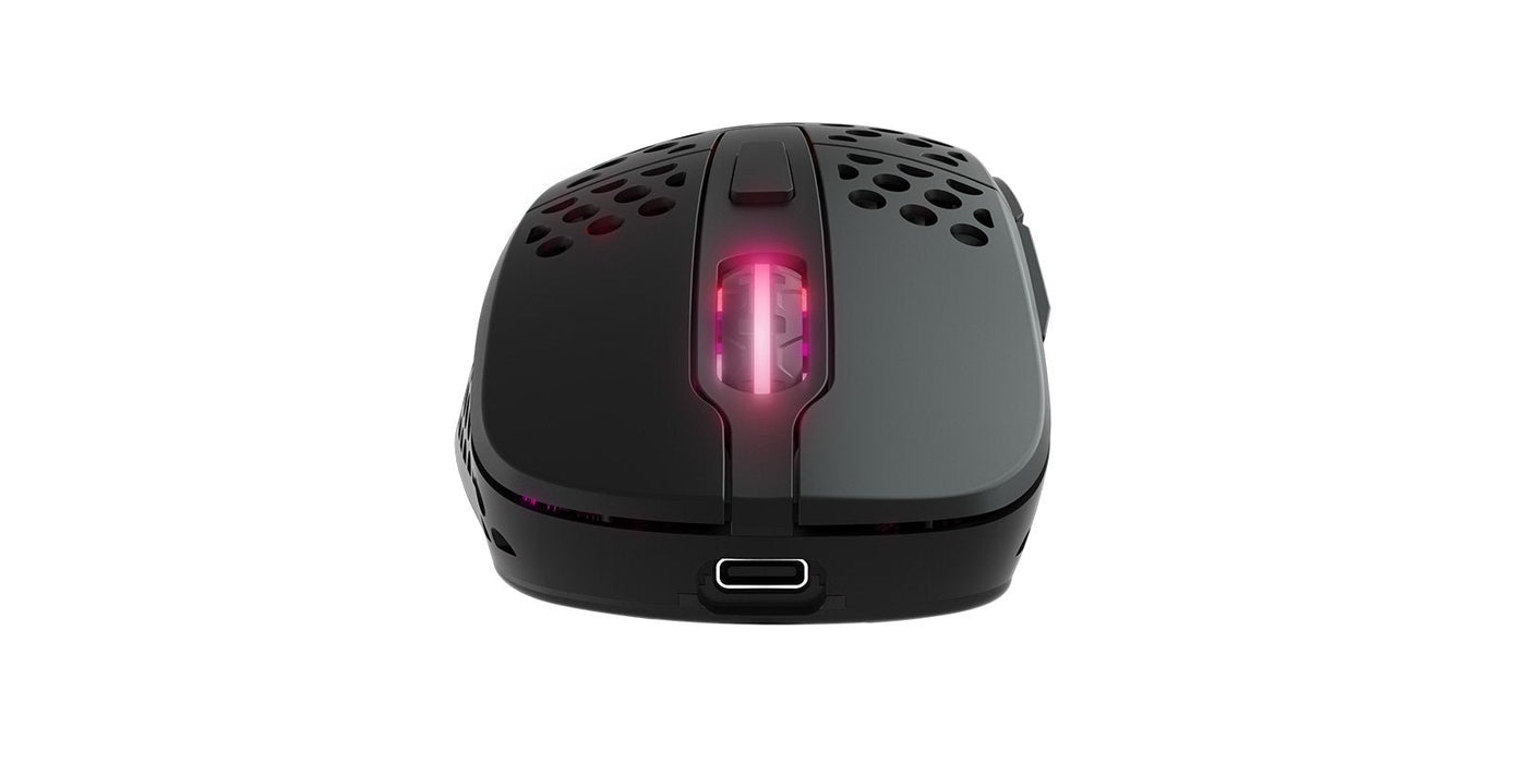 Xtrfy M4 Rgb Ratón Ergonómico Óptico Inalámbrico 2.4 Ghz Receptor Inalámbrico Usb Negro
