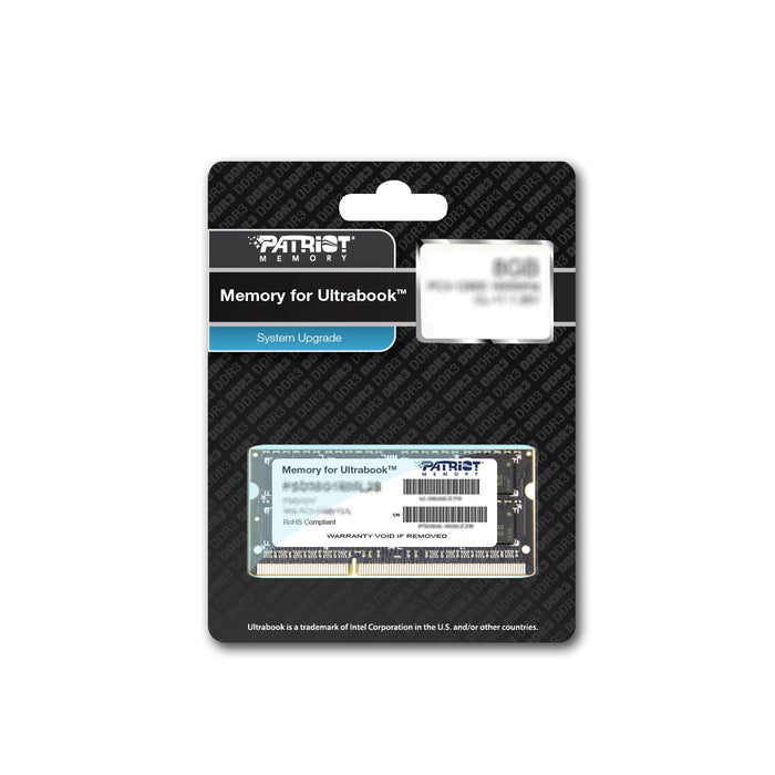 EAN 0815530015161 - Patriot Memory 8GB DDR3 PC3-12800 (1600MHz) SODIMM módulo de memoria 1 x 8 GB 204-pin SO-DIMM imagen 6