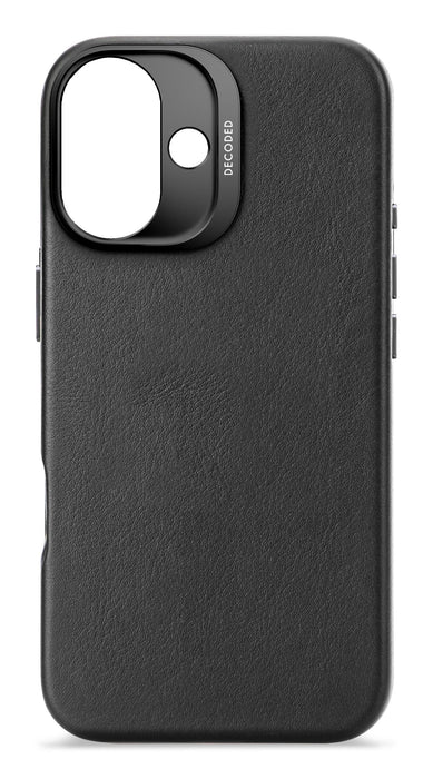 Decoded Leather Backcover Iphone 16 Black