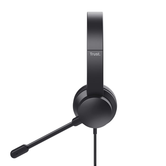 EAN 8713439253733 - Trust HS-201 Auriculares Alámbrico Diadema Oficina/Centro de llamadas USB tipo A Negro imagen 5