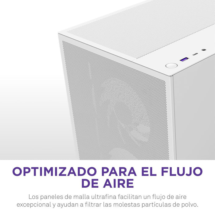 EAN 5056547205861 - NZXT H5 Flow RGB Midi Tower Blanco imagen 13
