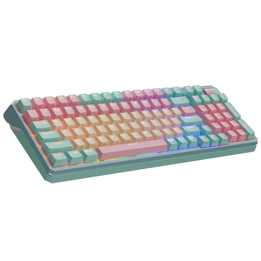 EAN 4719512138052 - Cooler Master Peripherals MK770 teclado Universal USB + RF Wireless + Bluetooth QWERTY Alemán Turquesa imagen 1