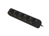 EAN 5901969429213 - Lanberg PS0-05F-0300-BK base múltiple 3 m 5 salidas AC Interior Negro imagen 3