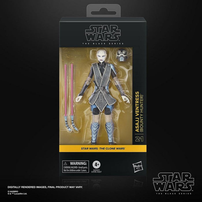 Figura Hasbro Star Wars The Black Series The Clone Wars Asajj Ventress (Bounty Hunter)
