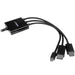 EAN 0065030862844 - StarTech.com DPMDPHD2HD adaptador de cable de vídeo DisplayPort + Mini DisplayPort + HDMI HDMI + USB Negr imagen 3