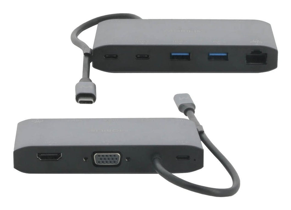 Mobilis Usb-C Docking Mation 8 In 1 100 W Max