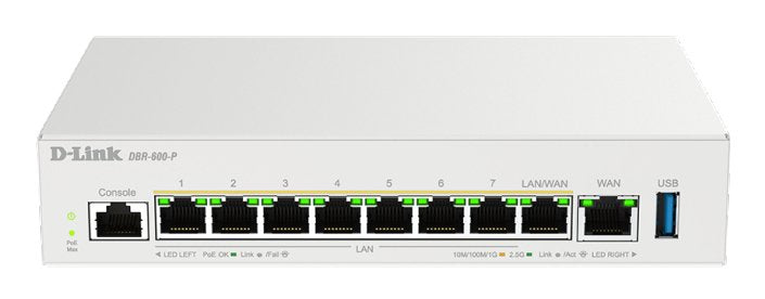 EAN 790069477409 - D-Link DBR-600-P/B router 2.5 Gigabit Ethernet Blanco imagen 1