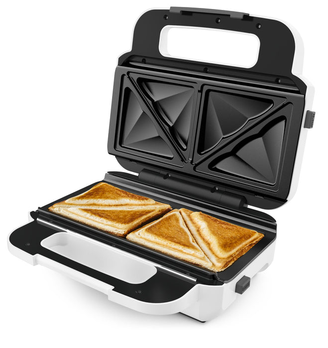 EAN 3045380018921 - Tefal Snack XL SW7011 sandwichera 850 W Blanco, Acero inoxidable imagen 5