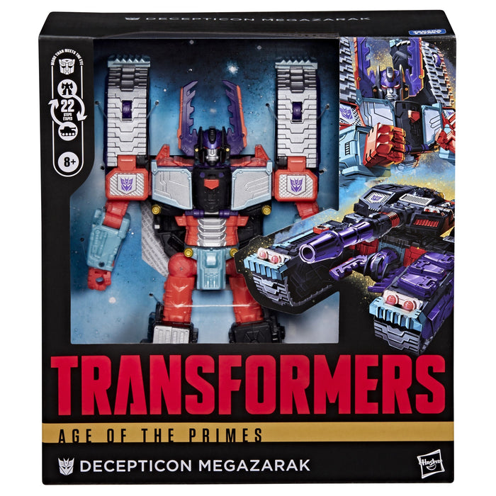 Figura Hasbro Transformers Age Of The Primes Decepticon Megazarak