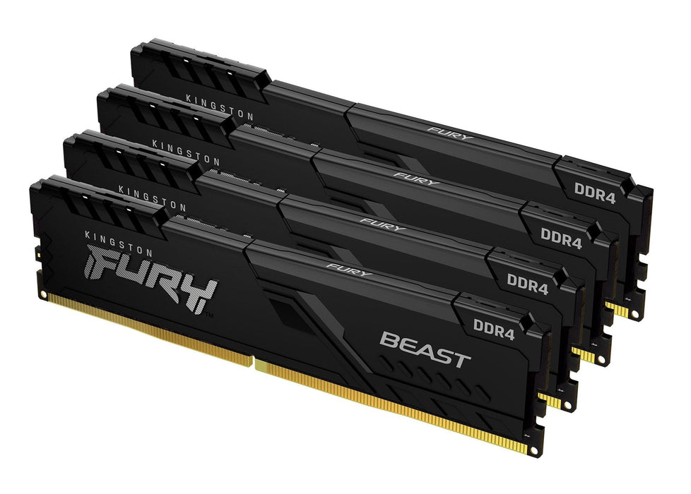 Memoria Ram Kingston Fury Beast 32 Gb (4 X 8 Gb) Ddr4 3600 Mhz Cl17