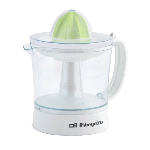 EAN 8436044535833 - Orbegozo EP 2210 prensa de cítricos eléctricos 1 L 25 W Verde, Transparente, Blanco imagen 1