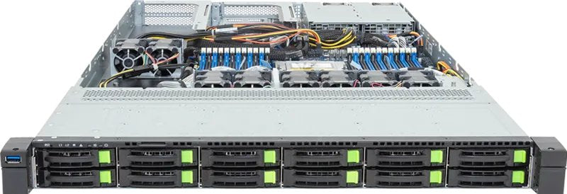 Gigabyte Barebone R163-Zg2-Aaj2 Rev. 3.X Rack Server 1u Single Socket Sp5 6nr163zg2dr000acj2