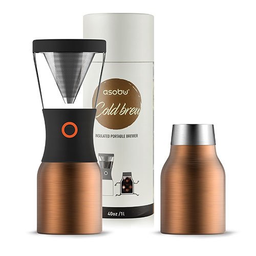 EAN 0842591028366 - Asobu Cold Brew Cafetera de infusión en frío Negro, Cobre imagen 1